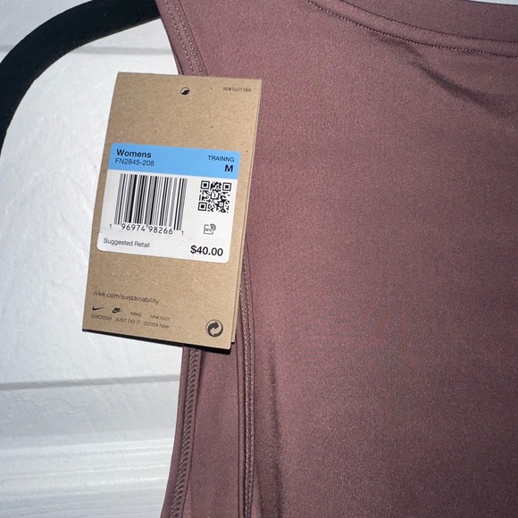 Nike Women's Dri-FIT Cropped Tank Top - Picture 4 of 7